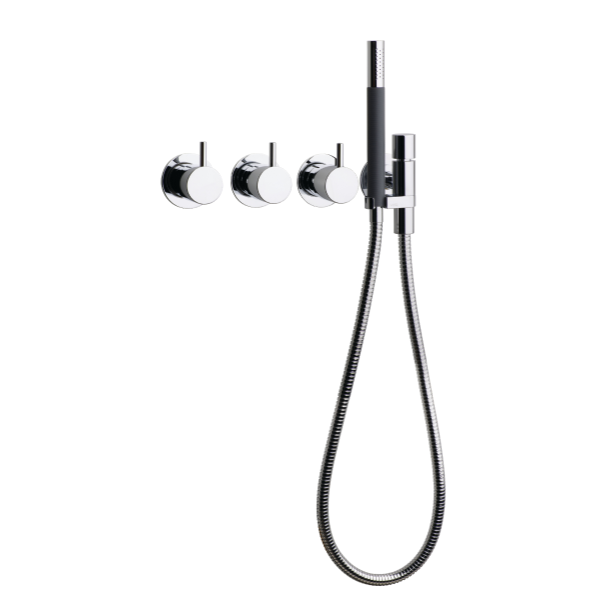 Vola innbyggt baðsett - Króm